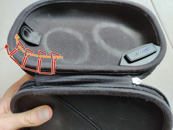 Bose QuietComfort 35 Case Zipper Replacement, Sewing pattern: crwdns2935265:05crwdnd2935265:03crwdnd2935265:03crwdne2935265:0