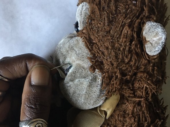 Teddy Bear String Smile Replacement: step 4, image 2 of 2