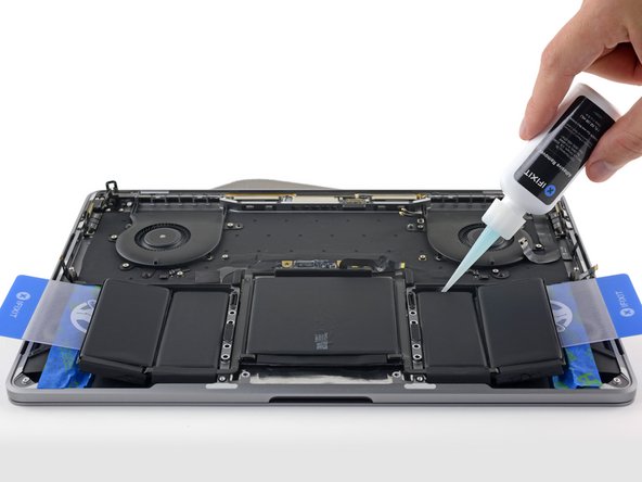 MacBook Pro 13" Touch Bar Late 2016 Battery Replacement, Apply adhesive remover: step 82, image 3 of 3