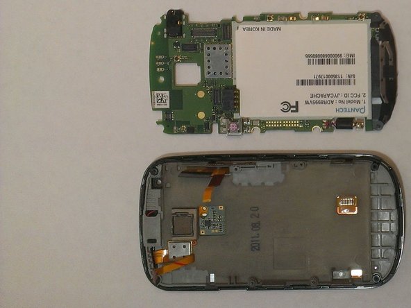 Pantech Breakout Front Facing Camera Replacement, Disconnecting Ribbon Cables: crwdns2935265:07crwdnd2935265:03crwdnd2935265:03crwdne2935265:0