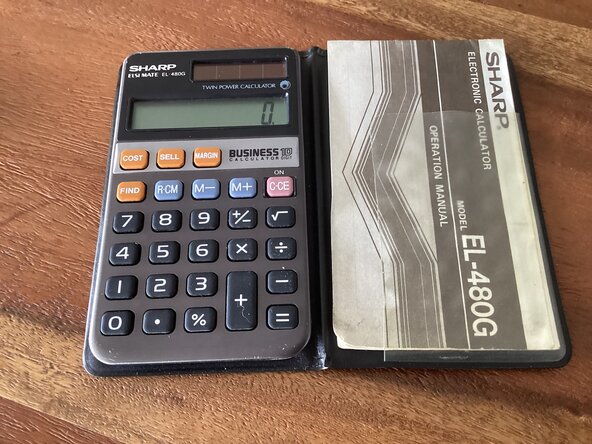 Sharp EL-840G calculator Teardown, Sharp EL-840G calculator Teardown: crwdns2935265:01crwdnd2935265:01crwdnd2935265:03crwdne2935265:0