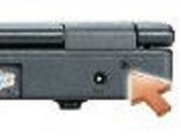 Dell Inspiron 1200 Display Assembly Replacement, Pull the Pull-Tab: crwdns2935265:07crwdnd2935265:02crwdnd2935265:02crwdne2935265:0