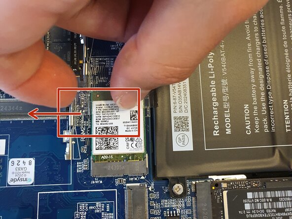 Changement carte Wi-Fi why! V540TU, Wifi 1: étape 4, image 1 de 3