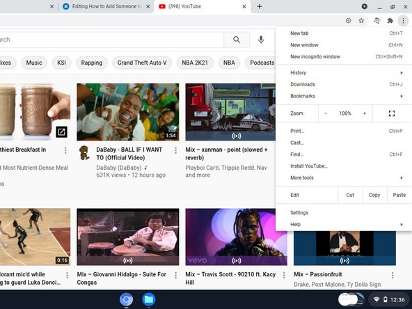Create bookmarks for web pages, Organize your bookmarks: step 2, image 1 of 2