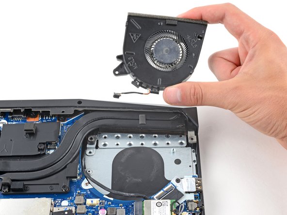 Lenovo Legion Y7000P Hinge Cover Replacement, Remove the left fan: crwdns2935265:015crwdnd2935265:03crwdnd2935265:03crwdne2935265:0