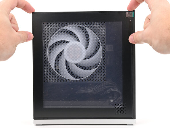 Framework Desktop DIY Edition Quick Start Guide, Install the Left Panel: crwdns2935265:021crwdnd2935265:02crwdnd2935265:03crwdne2935265:0