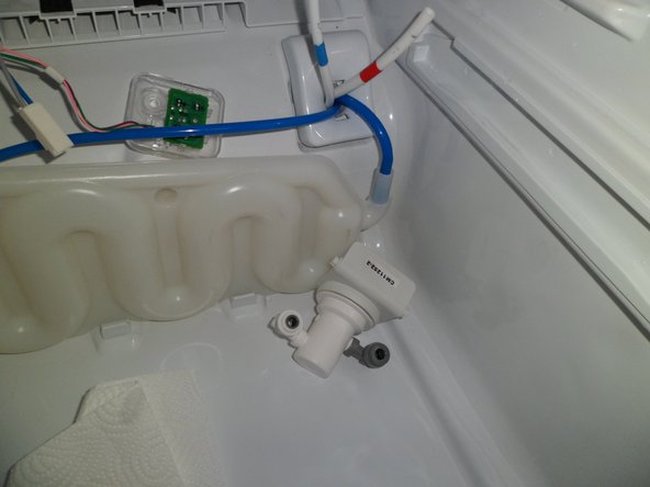 PANASONIC NR B 53 V1 Refrigerator Water Filter hosing to Extern: step 5, image 2 of 3