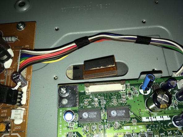 Mitsubishi Diamondpoint NXM76LCD Motherboard Replacement, Remove the cables: crwdns2935265:06crwdnd2935265:03crwdnd2935265:03crwdne2935265:0