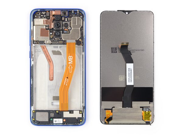 Xiaomi Redmi Note 8 Pro Screen Replacement, Remove the screen: crwdns2935265:031crwdnd2935265:03crwdnd2935265:03crwdne2935265:0