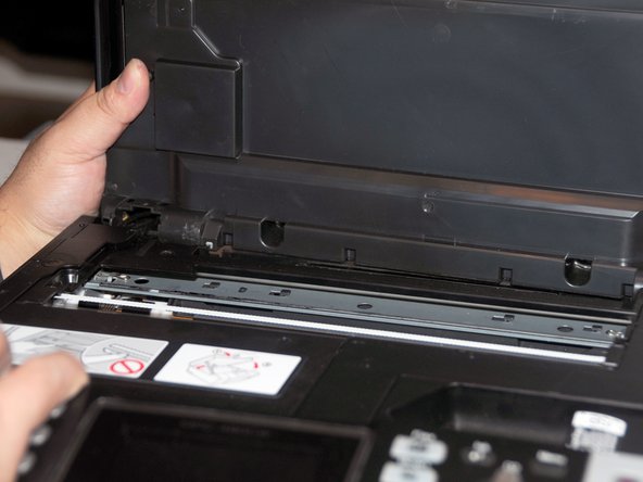 Brother MFC-490CW Print head Replacement, Remove the scanner unit from the device: crwdns2935265:04crwdnd2935265:02crwdnd2935265:03crwdne2935265:0