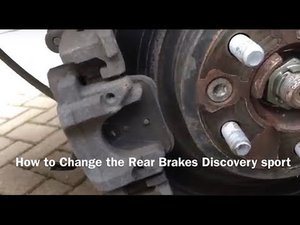 freelander 2 rear brake disc replacement