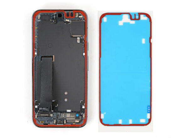 Google Pixel 10 Pro XL Screen Replacement, Orient the adhesive: 19 단계, 이미지 3개 중 1개