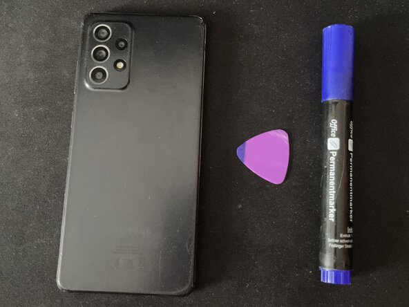 Samsung Galaxy A52s Back cover Replacement, Opening the phone: crwdns2935265:02crwdnd2935265:01crwdnd2935265:03crwdne2935265:0