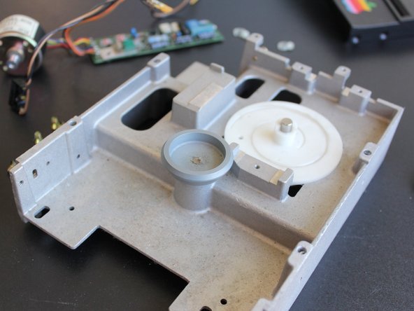 Apple Disk II Floppy Disk Subsystem Teardown and Optical Drive Conversion, LED removal: step 20, image 1 of 2