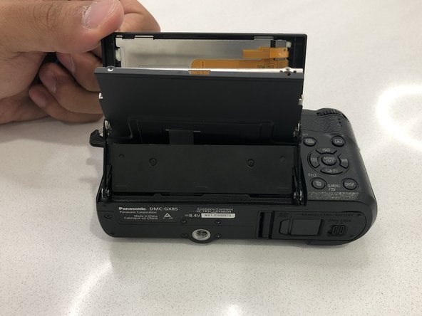Panasonic Lumix DMC-GX85 Display Screen Replacement: step 5, image 3 of 3
