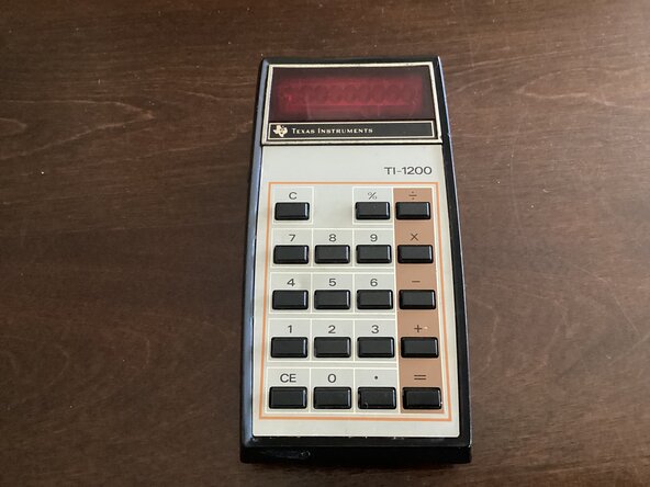 Texas Instruments TI-1200 Teardown, Texas Instruments TI-1200 Teardown: crwdns2935265:01crwdnd2935265:01crwdnd2935265:02crwdne2935265:0