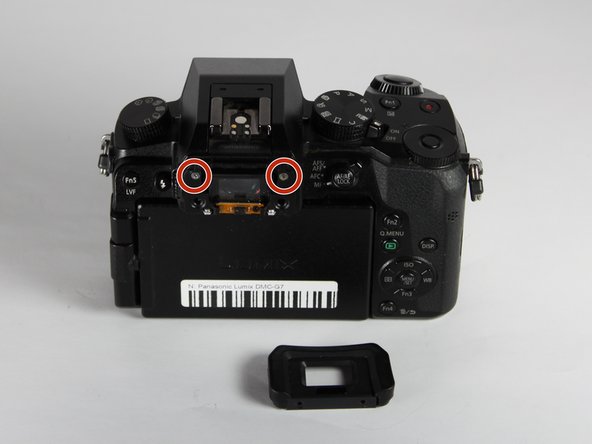 Panasonic Lumix DMC-G7 Electronic Viewfinder Replacement: crwdns2935265:04crwdnd2935265:02crwdnd2935265:03crwdne2935265:0