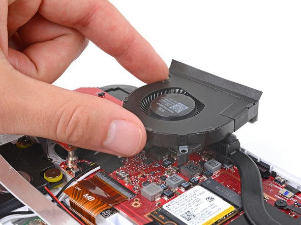 Asus ROG Ally Right Fan Replacement, Reposition the right fan: stap 0, afbeelding 2 van 3