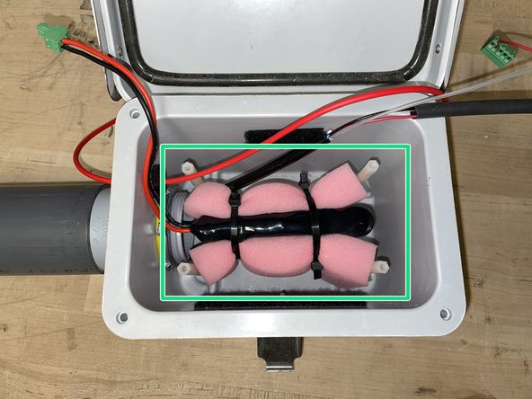 GI Node with Pressure Transducer Assembly, Adding Standoffs and Battery to Enclosure: step 26, image 3 of 3