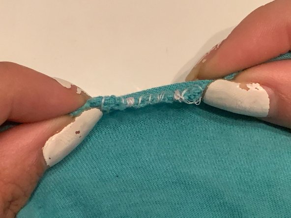 How to Stitch a Hole on the Seam of a T-Shirt: step 6, image 3 of 3