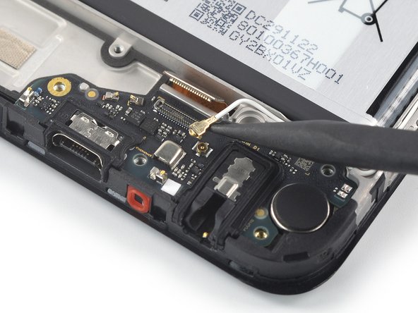 Nokia G22 Charging Port Assembly Replacement, Disconnect the antenna cable: step 20, image 2 of 2