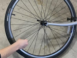 Spokes loose deals on a bicycle