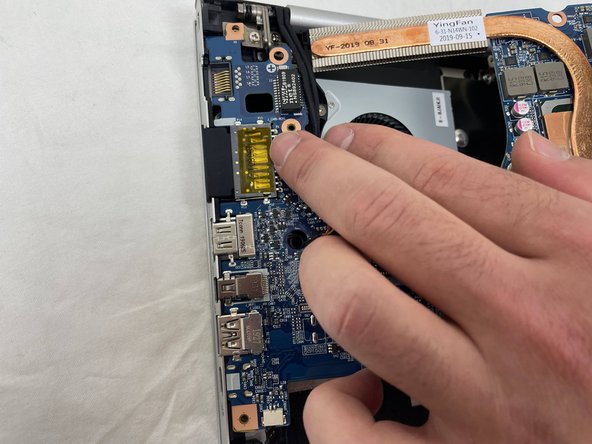 why! N131WU/BU/ZU Upper Case Replacement, Remove the Motherboard: crwdns2935265:013crwdnd2935265:03crwdnd2935265:03crwdne2935265:0