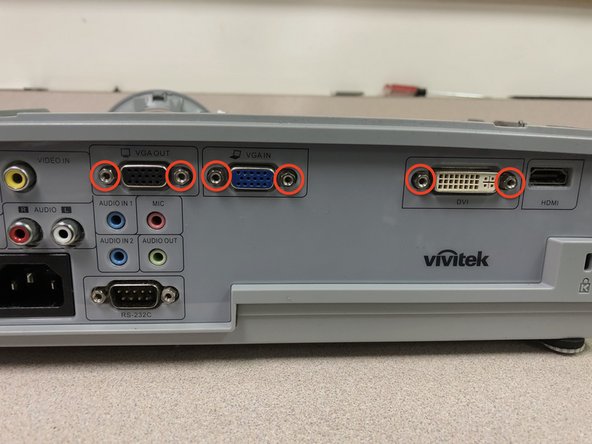 Projector - Vivitek D855ST DMD Chip Board Replacement, Remove main board: crwdns2935265:05crwdnd2935265:02crwdnd2935265:03crwdne2935265:0