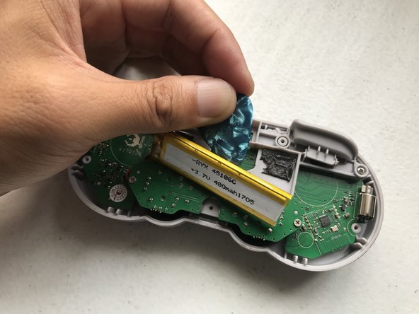 8BitDo SN30 Pro Gamepad Analog Stick Cap Replacement, Remove the Battery: step 3, image 2 of 3