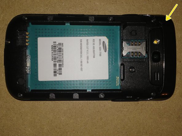 Samsung Galaxy S Blaze Teardown, Back Panel: stap 0, afbeelding 2 van 2