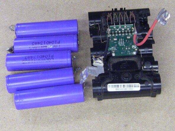 Power Tools Internal battery Replacement, Removing the Battery's: step 7, image 3 of 3