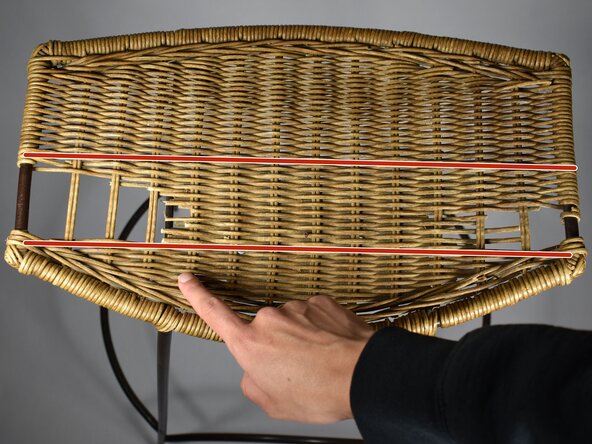 How To Fix A Wicker Chair Seat: step 2, image 2 of 2
