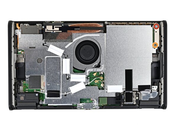 Nintendo Switch 2 Microphone Replacement, Remove the upper antenna screws: crwdns2935265:021crwdnd2935265:01crwdnd2935265:02crwdne2935265:0