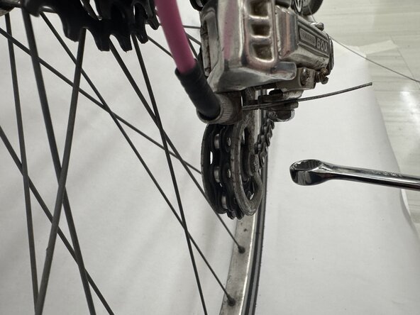 Bicycle Rear Shifting Cable Replacement: step 3, image 1 of 3