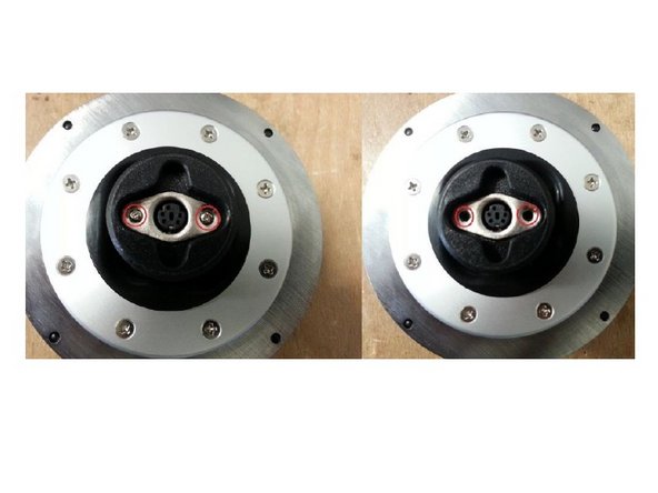 Female DIN connector, Open the base: passo 1, immagine 3 di 3