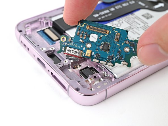 Samsung Galaxy S23 Plus USB-C Port and Daughterboard Replacement, Remove the daughterboard: crwdns2935265:026crwdnd2935265:03crwdnd2935265:03crwdne2935265:0