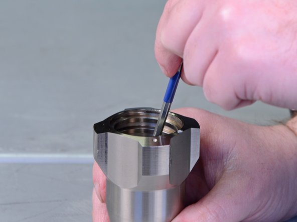 Replace this O-ring with the new O-ring included in the pump repair kit.