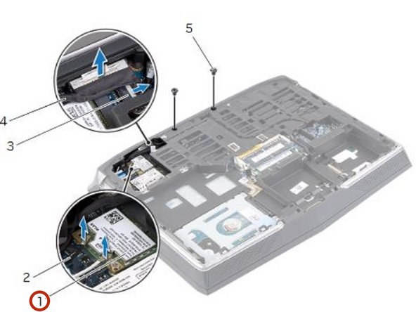 Dell Alienware 14 Display Assembly Replacement, Disconnect the Antenna Cables: 51 단계, 이미지 2개 중 2개