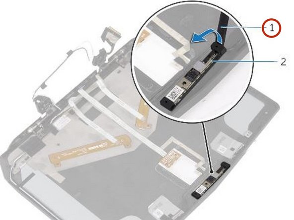 Dell Alienware 13 Display Back-Cover Replacement, Pry the Camera Module: crwdns2935265:088crwdnd2935265:02crwdnd2935265:02crwdne2935265:0