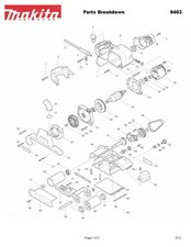 Makita 9403 belt sander parts 2025