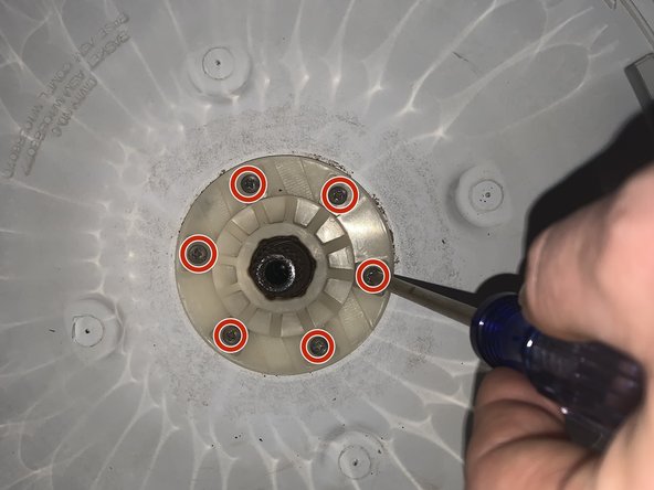 Maytag MVWX655DW1 Washer Basket Hub Replacement: step 5, image 2 of 3