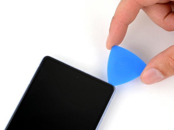 Google Pixel 7a Screen Replacement, Separate the top edge adhesive: crwdns2935265:05crwdnd2935265:03crwdnd2935265:03crwdne2935265:0