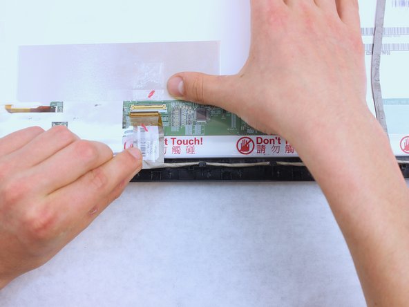 HP 17t-k000 Series Display Panel Replacement: step 18, image 2 of 3