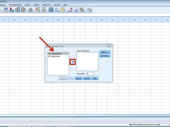 How to use SPSS for Marketing Statistical Analysis: T-testing, Performing a T-test: crwdns2935265:011crwdnd2935265:02crwdnd2935265:02crwdne2935265:0