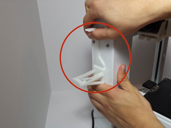 UP! Plus 2 Spool Holder Replacement, Remove spool holder: crwdns2935265:03crwdnd2935265:02crwdnd2935265:03crwdne2935265:0