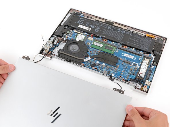 HP EliteBook 845 G7 Display Panel Replacement, Remove the display: crwdns2935265:019crwdnd2935265:03crwdnd2935265:03crwdne2935265:0