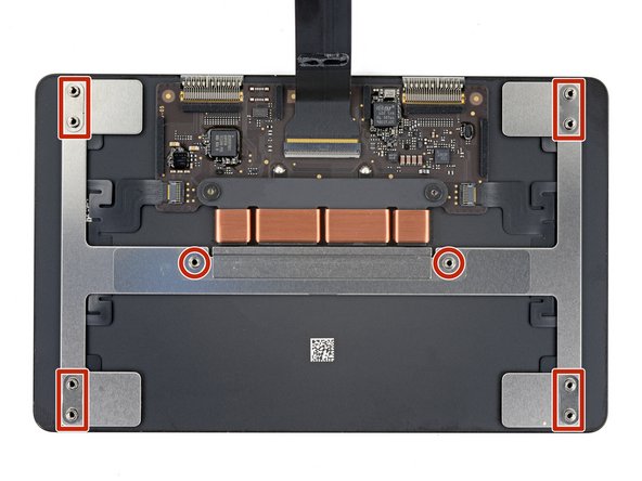 MacBook Air 2022 (M2) Trackpad Replacement, Remove the trackpad: crwdns2935265:018crwdnd2935265:02crwdnd2935265:03crwdne2935265:0