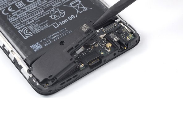 Xiaomi Redmi Note 10S Screen Replacement, Remove the loudspeaker: crwdns2935265:023crwdnd2935265:02crwdnd2935265:03crwdne2935265:0