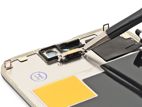 iPhone 15 Pro Screen Replacement, Install the ambient light sensor bracket: step 37, image 2 of 3