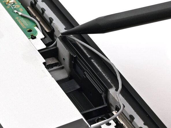 Nintendo Switch 2 Microphone Replacement, Finish routing the gray antenna cable: crwdns2935265:044crwdnd2935265:02crwdnd2935265:03crwdne2935265:0